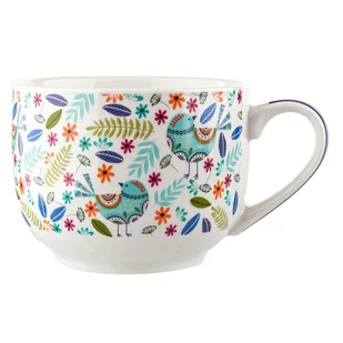 Altom Kubek porcelanowy jumbo Folk,500 ml - Kubki - miniaturka - grafika 1