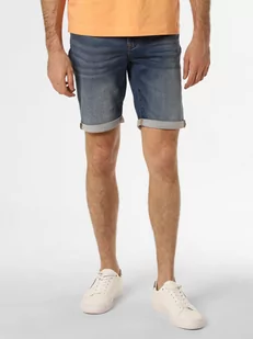 DENIM by Nils Sundström - Męskie spodenki jeansowe, niebieski - Spodenki męskie - miniaturka - grafika 1
