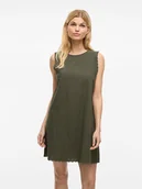 Sukienki - Vila Sukienka w kolorze khaki - miniaturka - grafika 1