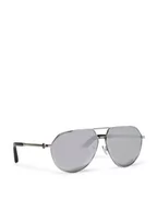 Okulary przeciwsłoneczne - PHILIPP PLEIN Okulary przeciwsłoneczne The Skull SPP007M Czarny - miniaturka - grafika 1
