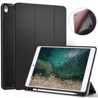 Etui do tabletów - D-Pro Smart Cover Pencil Holder Etui - iPad Pro 12.9 (2015/2017) (Black) - miniaturka - grafika 1