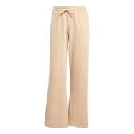 Spodnie rowerowe - adidas Kobiety ESSENTIALS SMALL LOGO FEEL COZY OPEN HEM PANTS, warm sandstone/white, S - miniaturka - grafika 1