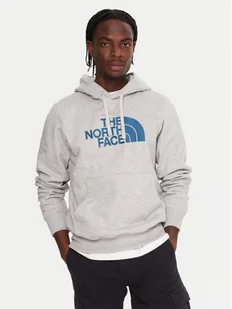 The North Face Bluza Drew Peak NF0A89EM Szary Regular Fit - Bluzy męskie - miniaturka - grafika 1