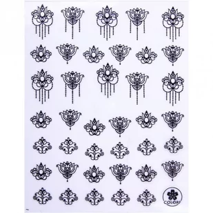 Naklejki na paznokcie samoprzylepne Ornamenty 174 - Ozdoby do paznokci - miniaturka - grafika 1