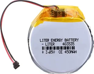 Akumulator Li-Poly 450mah 3.85V 403535 - Ładowarki i akumulatory - miniaturka - grafika 1