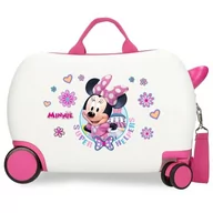 Walizki - Joumma Disney Minnie Helpers walizka dziecięca biała 45 x 31 x 20 cm twardy ABS 24,6 l 1,8 kg 4 koła bagaż podręczny, biała, walizka dziecięca - miniaturka - grafika 1