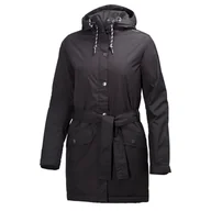 Płaszcze damskie - Helly Hansen W Lyness, płaszcz ocieplany, damski, czarny - miniaturka - grafika 1