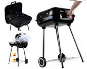 Grille - Grill Węglowy Ogrodowy Przenośny Z Pokrywą + Kółka Gm7000 - miniaturka - grafika 1