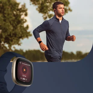 Opaska / Pasek Braders do Fitbit Versa 4 / Fitbit Versa 3 granatowy - Akcesoria do smartwatchy - miniaturka - grafika 5