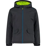 Kurtki i płaszcze dla chłopców - CMP - Kid Jacket Fix Hood, Boy, Antracite, 110 - miniaturka - grafika 1