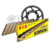 Części motocyklowe - Zestaw łańcuchów DID stal 520VX3 / 100 bez końca do Suzuki GN 250 ccm rok prod. 1982-1996 - miniaturka - grafika 1