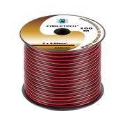 Kable - CABLETECH Kabel głośnikowy 0,5mm czarno-czerwony - miniaturka - grafika 1