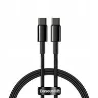 Kable USB - Kabel przewód USB-C szybkie ładowanie Power Delivery PD QC 100W 5A 1m czarn - miniaturka - grafika 1