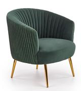 Fotele - Klubowy fotel muszelka Royal - zielony - Elior - miniaturka - grafika 1
