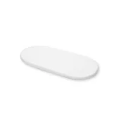 Prześcieradła dla dzieci - Prześcieradło bambusowe z gumką 75x35 Biały - miniaturka - grafika 1