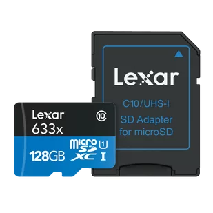 Lexar microSDXC UHS-I Card + Adapter - 128 GB - Karty pamięci - miniaturka - grafika 1