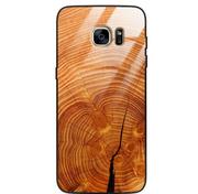Etui i futerały do telefonów - Etui drewniane Samsung Galaxy S7 Edge Old Fashion Wood Burnt Orange Forestzone Glass - miniaturka - grafika 1