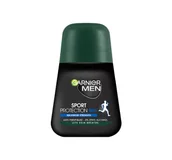 Dezodoranty i antyperspiranty męskie - Garnier Men Dezodorant roll-on Sport Protection 96h - Maximum Strenght 50ml - miniaturka - grafika 1