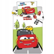 Pościel dla dzieci - Auta Zygzak McQueen Champion Pościel Dziecięca 100x135 Bawełna - miniaturka - grafika 1