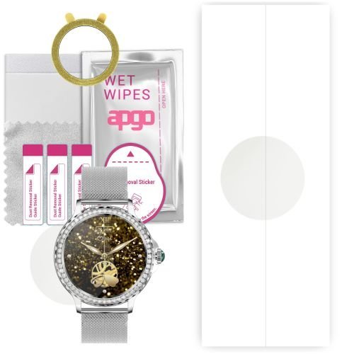 1x folia hydrożelowa MATOWA do Rubicon RNCF19 - apgo Smartwatch Hydrogel MATTE Protection Ochrona na ekran smartwatcha