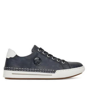 Sneakersy Rieker L7210-14 Granatowy - Sneakersy damskie - miniaturka - grafika 1