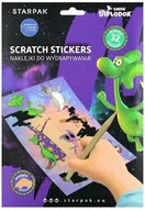 Zabawki kreatywne - Naklejki do wydrapywania Diplodok - miniaturka - grafika 1