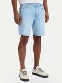 Spodenki męskie - Tommy Hilfiger Szorty jeansowe Denton MW0MW42625 Niebieski Straight Fit - miniaturka - grafika 1