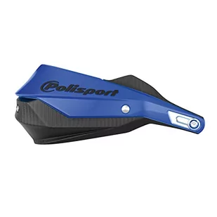 POLISPORT 8308800003 - Podłokietniki TRAIL BLAZER wykonane z tworzywa sztucznego z dołączonym zestawem montażowym kompatybilny ze wszystkimi modelami motocrossu/enduro w kolorze niebieskim/czarnym - Części motocyklowe - miniaturka - grafika 1