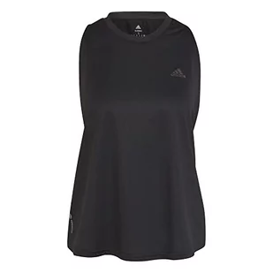 adidas Damski tank top, Czarny/czarny, M - Koszulki i topy damskie - miniaturka - grafika 1