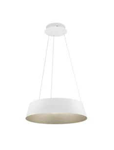 Salonowa lampa wisząca LE42803 nas stolik LED 50W biała złota - Lampy sufitowe - miniaturka - grafika 2