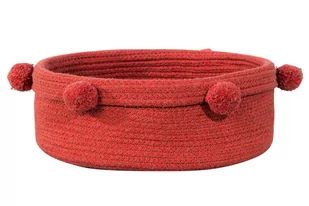 Lorena Canals Kosz Dekoracyjny Tray Brick Red - Organizery na łóżeczko - miniaturka - grafika 1