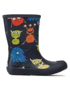 Buty dla chłopców - Viking Kalosze Indie Print 1-60120-550 Granatowy - miniaturka - grafika 1