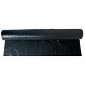 Folie budowlane - Folia budowlana 100 m2 czarna 4x25 m, 0.15 mm - miniaturka - grafika 1