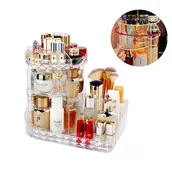 Kosmetyczki, organizery i kuferki - Organizer na kosmetyki 2w1 obrotowy 360 - miniaturka - grafika 1