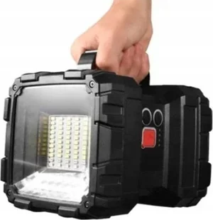 Pan i Pani Gadżet Latarka Akumulatorowa Szperacz Powerbank Led Usb Czarna - Latarki - miniaturka - grafika 1