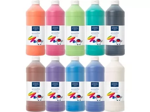 Farba tempera Lefranc&Bourgeois w butelce 1L 10 sztuk - Farby i media malarskie - miniaturka - grafika 1
