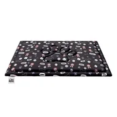 Legowiska dla psów - Legowisko dla psa miękkie (mata) duże 130x70 cm wodoodporne Kolor pokrowca: Czarne kostki - miniaturka - grafika 1