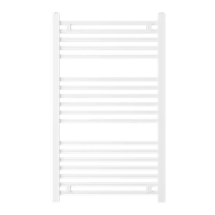 GRZEJNIK ŁAZIENKOWY BIAŁY DRABINKOWY 100x60 cm KALORYFER NOWOCZESNY BERGEN - Grzejniki łazienkowe - miniaturka - grafika 1