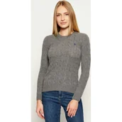 Swetry damskie - POLO RALPH LAUREN Wełniany sweter JULIANNA | Regular Fit | z dodatkiem kaszmiru - miniaturka - grafika 1