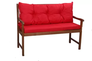 Zestaw Poduszek Na Ławkę Ogrodową I/ Lub Huśtawkę Ogrodową: 160X60Cm. (Siedzisko) + 160X50Cm. (Oparcie)/ Wodoodporne Poduszki Ogrodowe, Kolor Czerwony - Poduszki ogrodowe - miniaturka - grafika 1