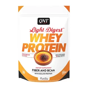 QNT - Light Digest Whey Protein - 500 g creme brulee - Odżywki białkowe - miniaturka - grafika 1