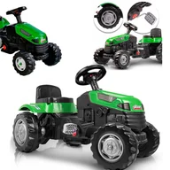 Jeździki dla dzieci - COIL Traktor na pedały dla dzieci zielony - miniaturka - grafika 1