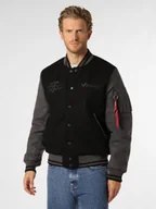 Kurtki męskie - Alpha Industries Kurtka męska Mężczyźni czarny|szary jednolity, S - miniaturka - grafika 1