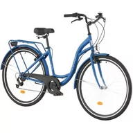 Rowery - Rower miejski DAWSTAR Citybike S7B 28 cali damski Granatowy | Bezpłatny transport - miniaturka - grafika 1