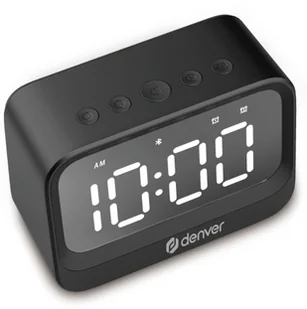 Denver EC-53B z głośnikiem Bluetooth czarny - Radiobudziki - miniaturka - grafika 1