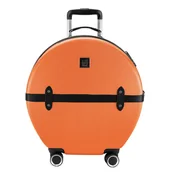 Walizki - Walizka podróżna torba kółka bagaż 24" - pomarańczowa Semi Line - miniaturka - grafika 1
