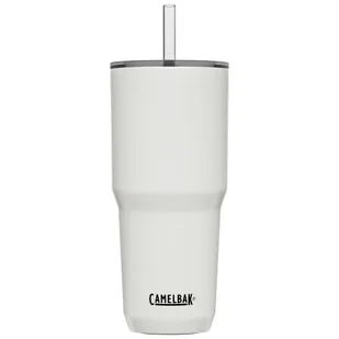 Kubek termiczny ze słomką Camelbak Straw Tumbler Vacuum Insulated 900ml biały - Kubki termiczne - miniaturka - grafika 1