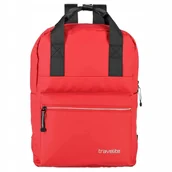 Plecaki - Plecak miejski Travelite Wodoodporny Czerwony - miniaturka - grafika 1