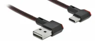 Kable USB - Kabel USB Delock KABEL USB-CM->USB-AM 2.0 0.5M KĄTOWY PRAWO CZARNY DELOCK - miniaturka - grafika 1