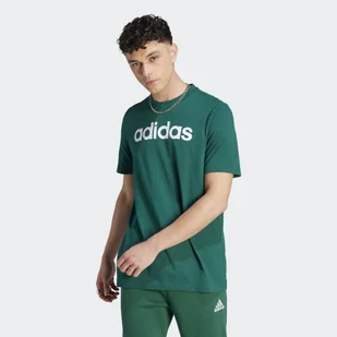 Essentials Single Jersey Linear Embroidered Logo Tee - Koszulki sportowe damskie - miniaturka - grafika 1